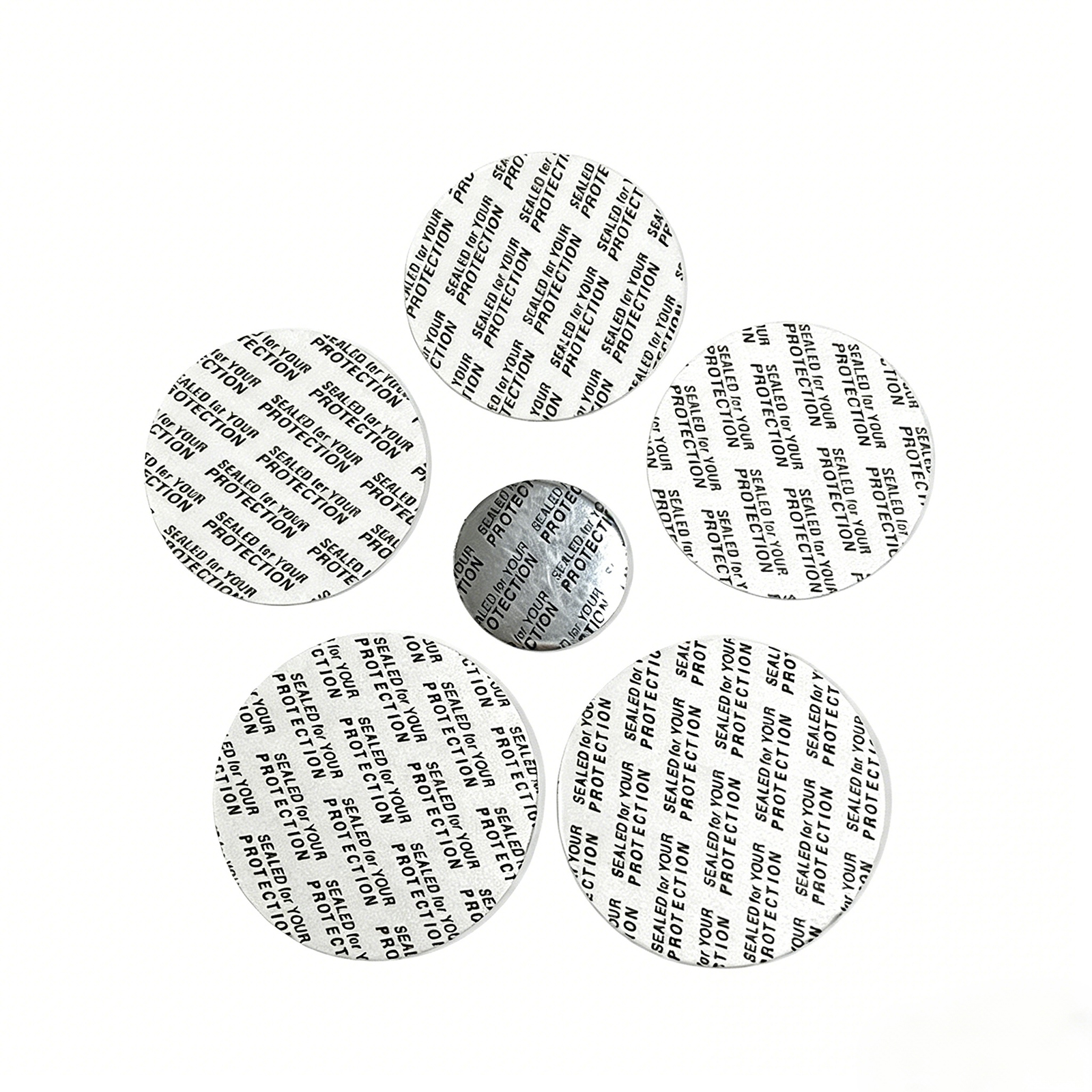 Self-Adhesive Pressure Sensitive Seal Liner for Universal Bottle Packaging